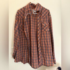 2x Wrangler Plaid Flannel - Unisex